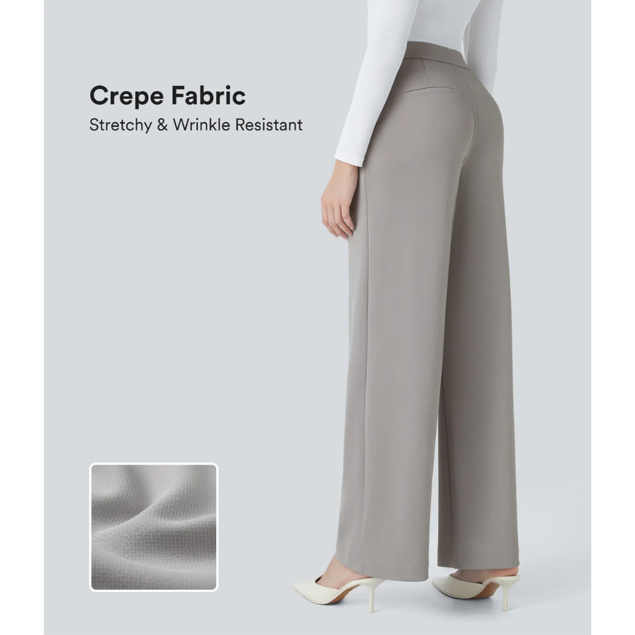BumFlair – Lightweight Stretch Crepe Work Pants for Women
