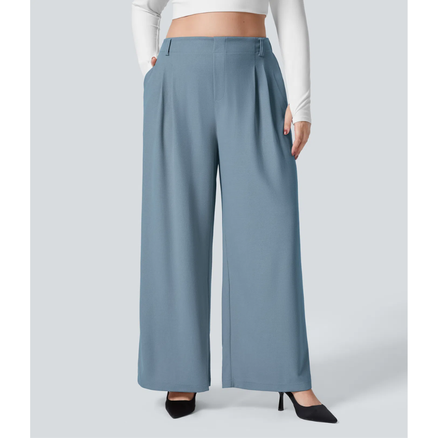 BumFlair - Breathable Comfort Wide-Leg Pants for Women