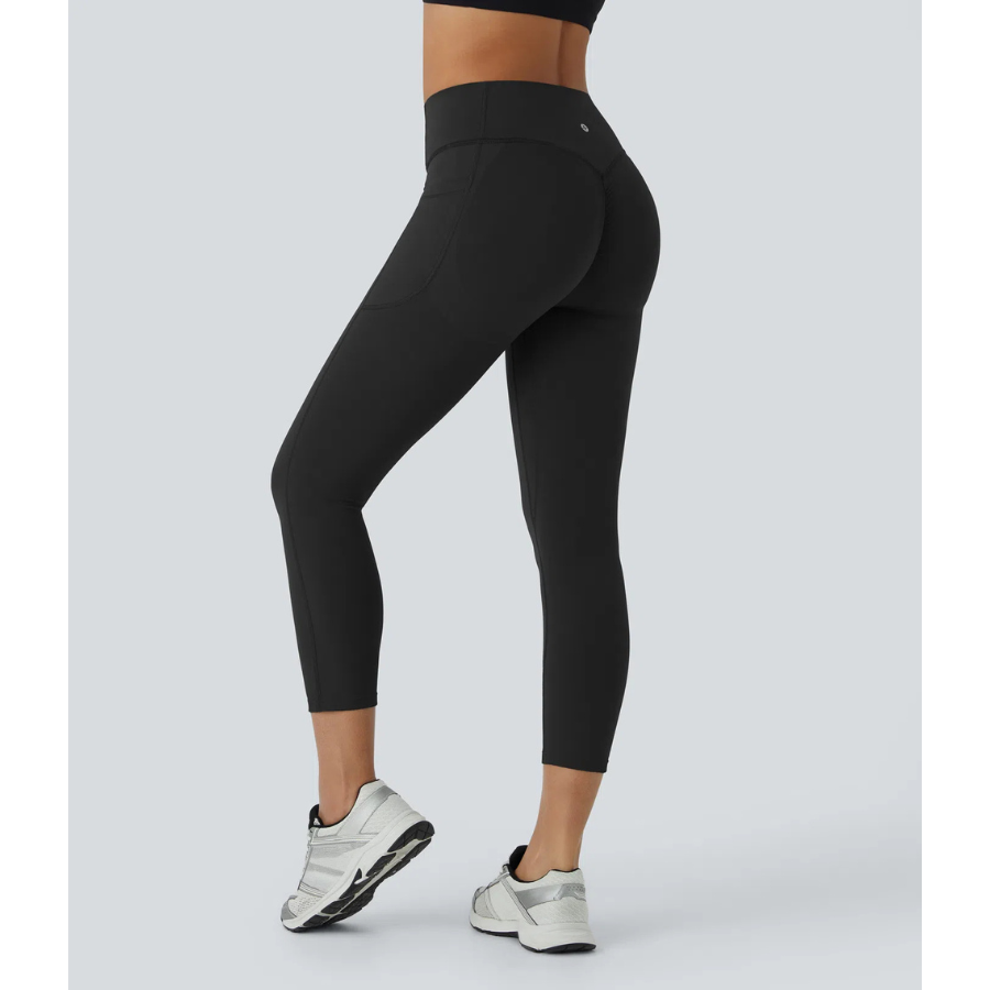 BumFlair - Butt-Lifting Tummy-Control Capri Leggings for Training