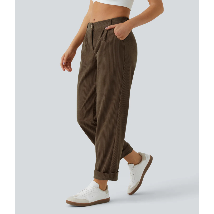 BumFlair – Soft Comfort Corduroy Pants for Women