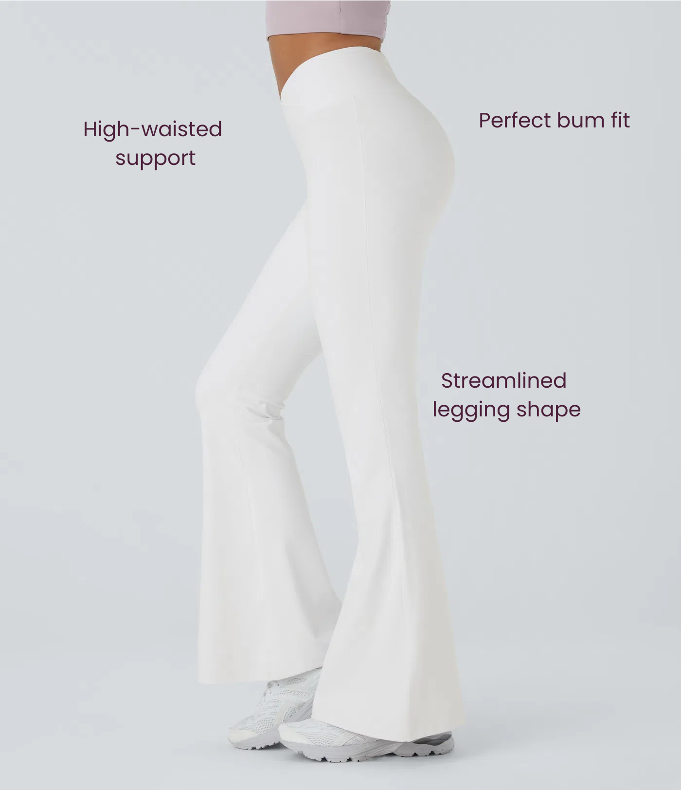 BumFlair - DayStretch Crossover High Waisted Pocket Leggings