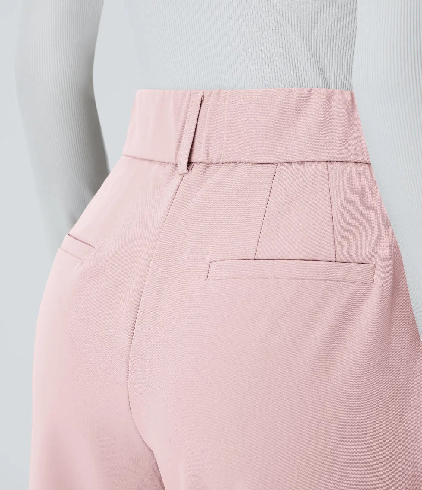 BumFlair - High Waisted Pocket Solid Work Tapered Pants