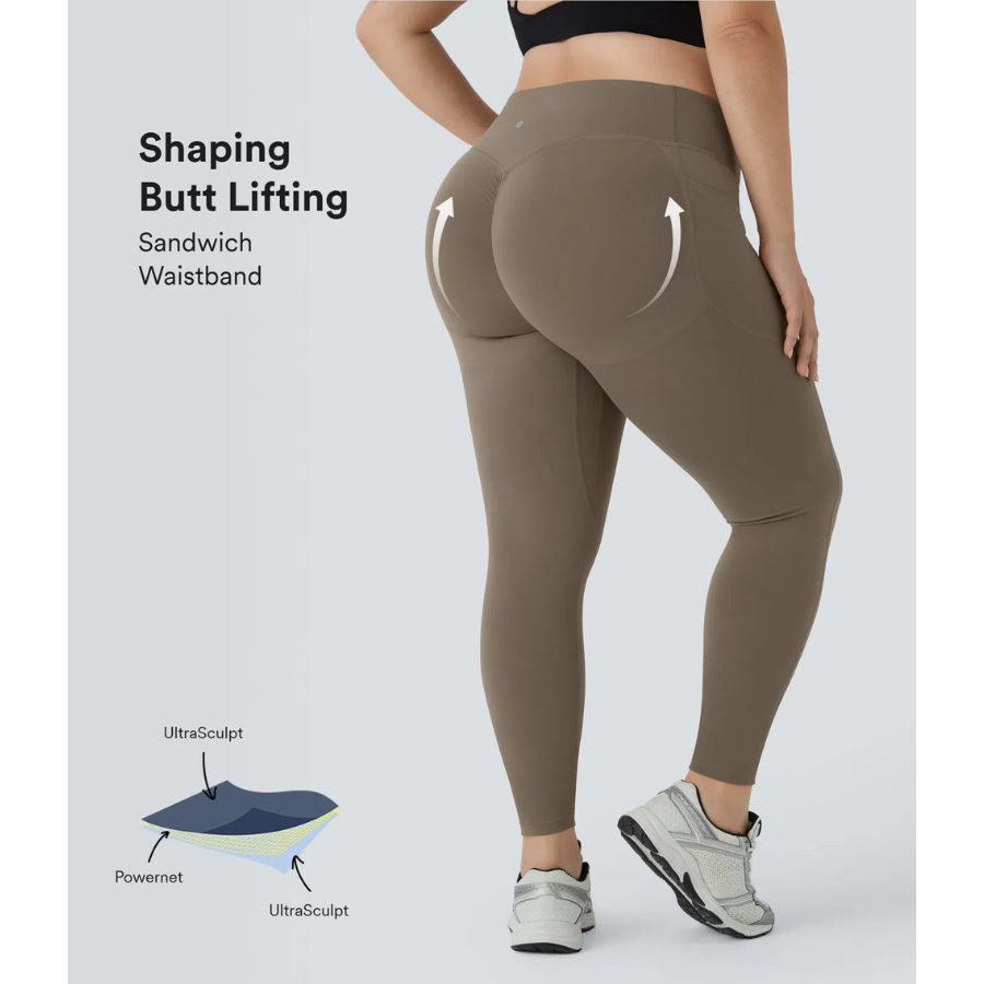 BumFlair - Tummy Control & Butt-Lifting Training Leggings for Plus Size Women
