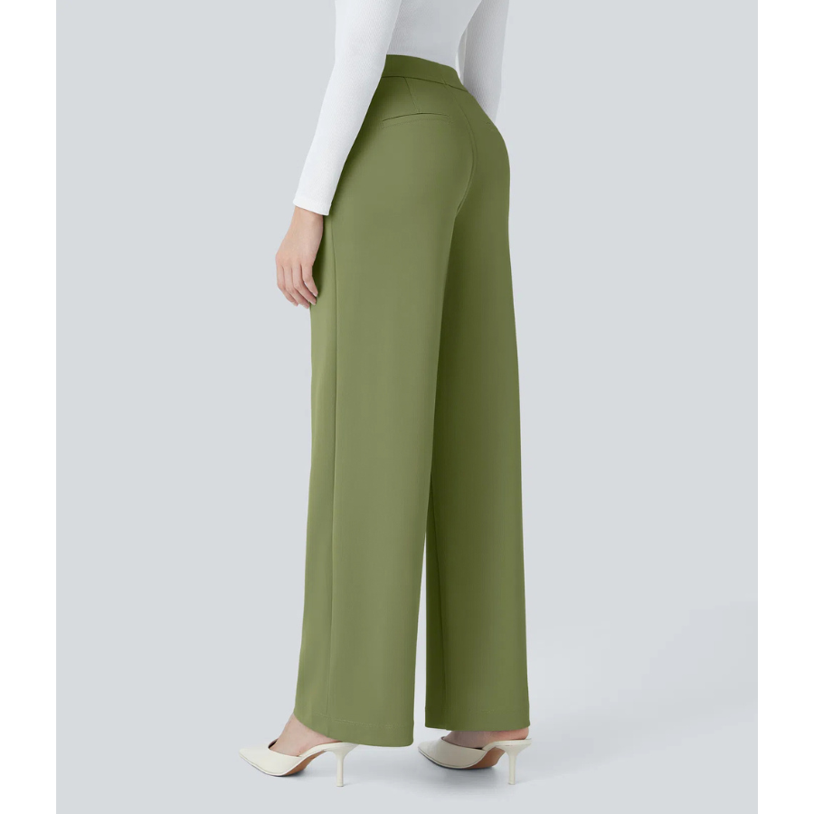 BumFlair – Lightweight Stretch Crepe Work Pants for Women