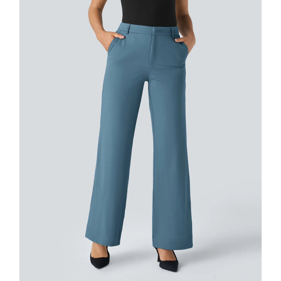 BumFlair – Flexible Stretch Straight Leg Pants for Women