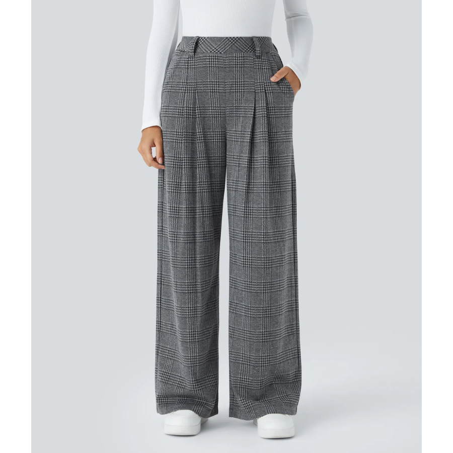 BumFlair - High-Waist Fit & Wide-Leg Casual Pants for Women