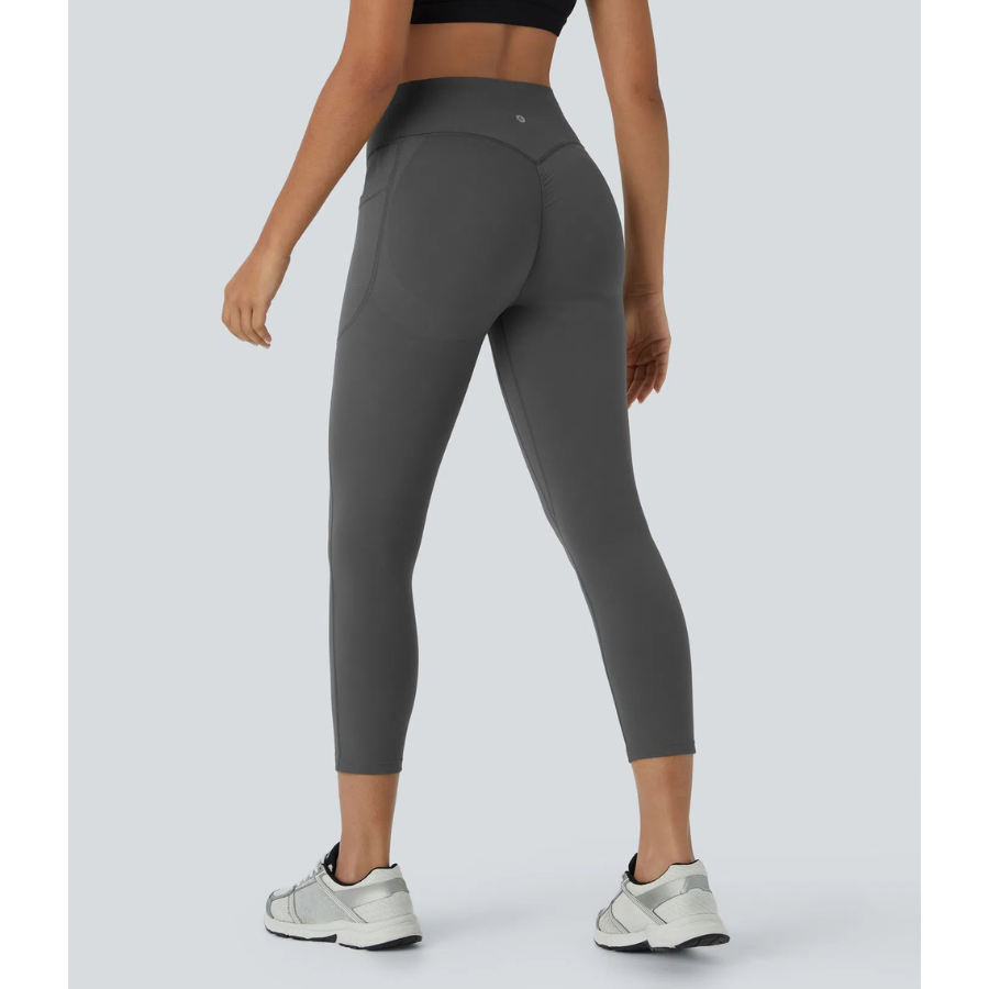BumFlair - Butt-Lifting Tummy-Control Capri Leggings for Training