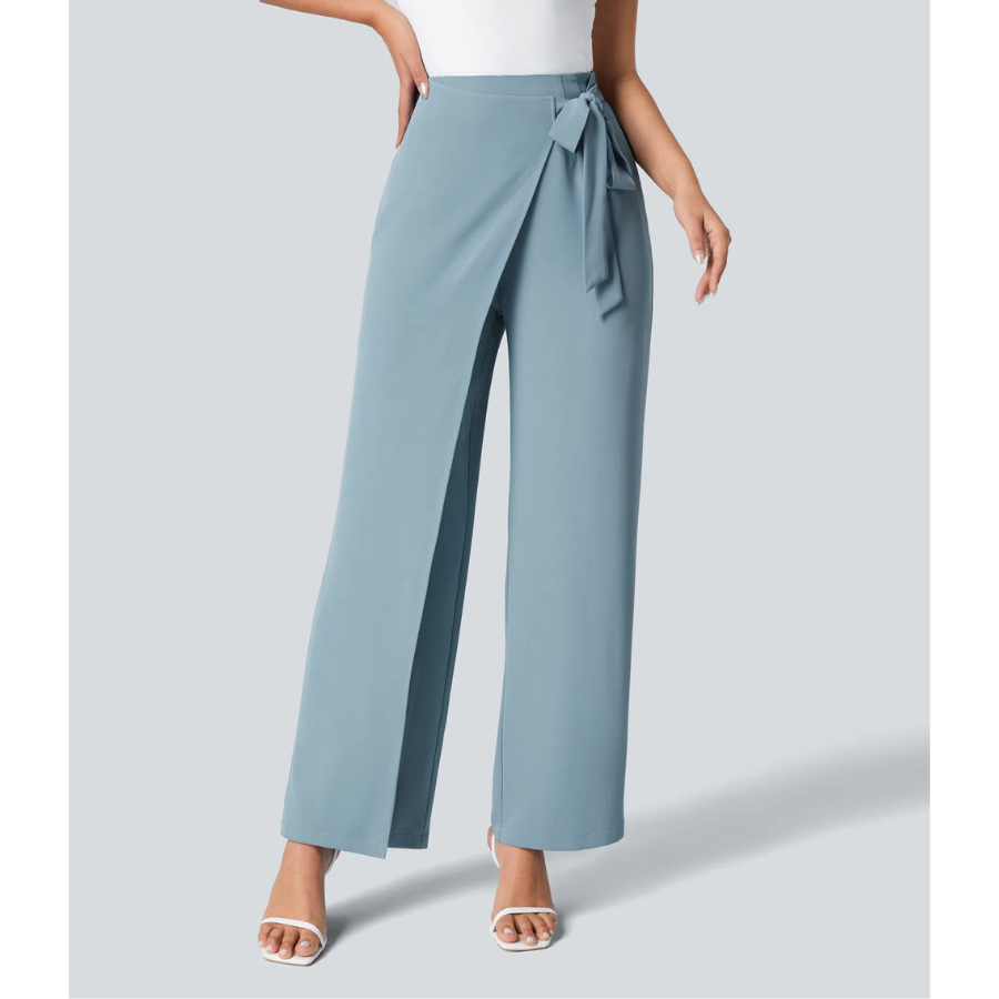 BumFlair - Elegant Fit Wide-Leg Work Pants for Women