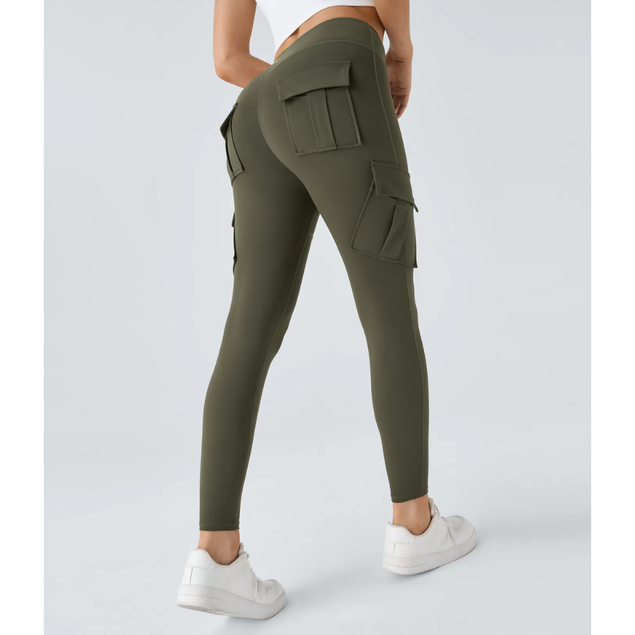 BumFlair - High-Waist Compression Skinny Leggings for Women