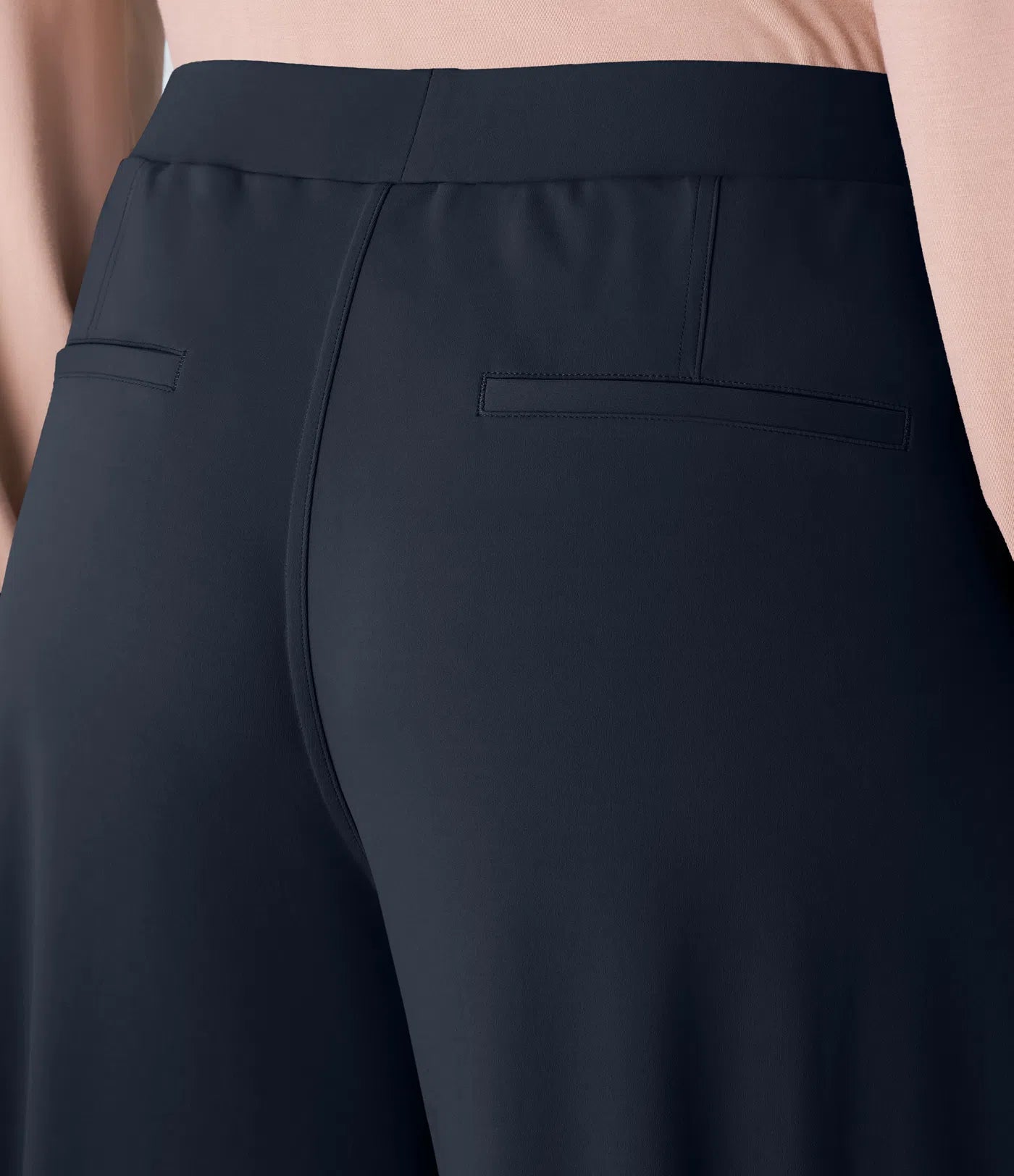 BumFlair - DayStretch High Waisted Pocket Straight Leg Work Plus Size Pants