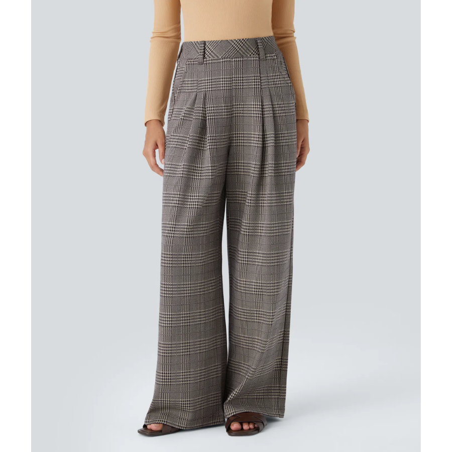 BumFlair - High-Waist Fit & Wide-Leg Casual Pants for Women