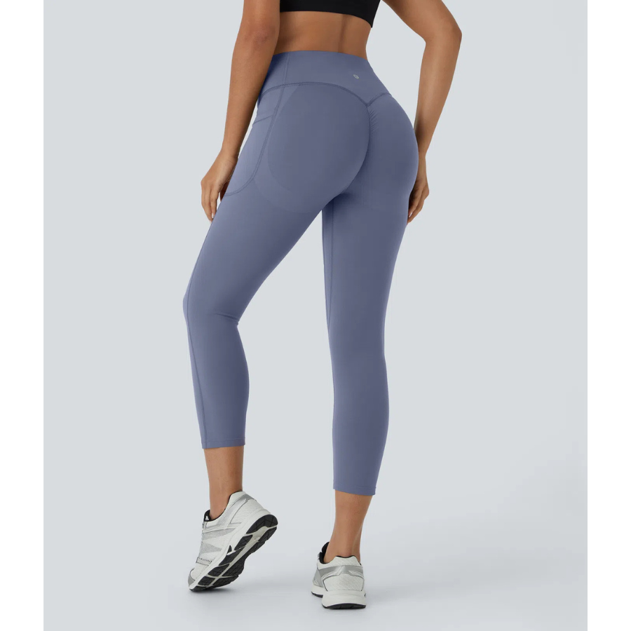 BumFlair - Butt-Lifting Tummy-Control Capri Leggings for Training