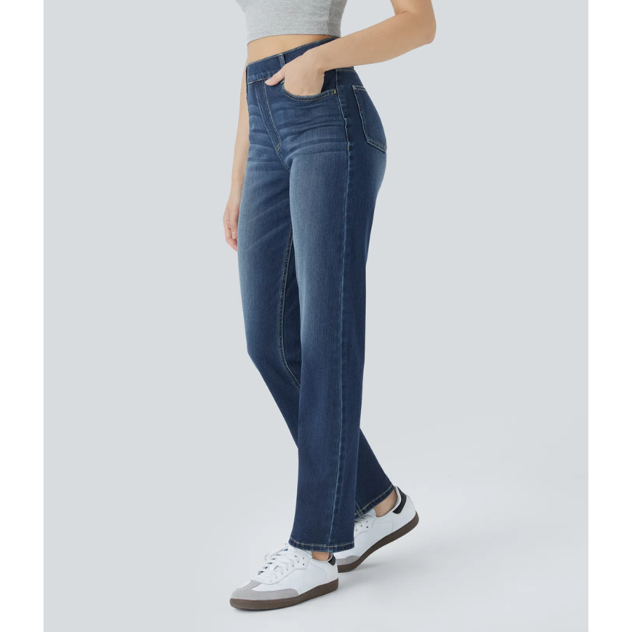 BumFlair - Stretch Comfort Straight-Leg Jeans for Women