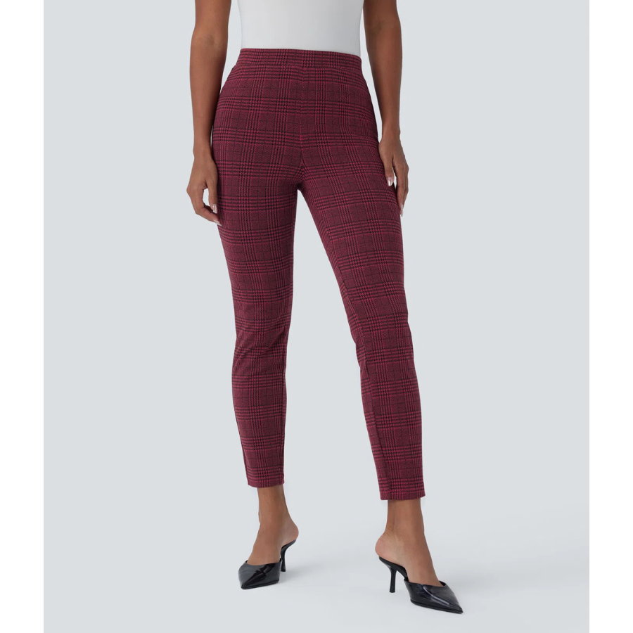 BumFlair – Stretch Comfort Houndstooth Pants for Women