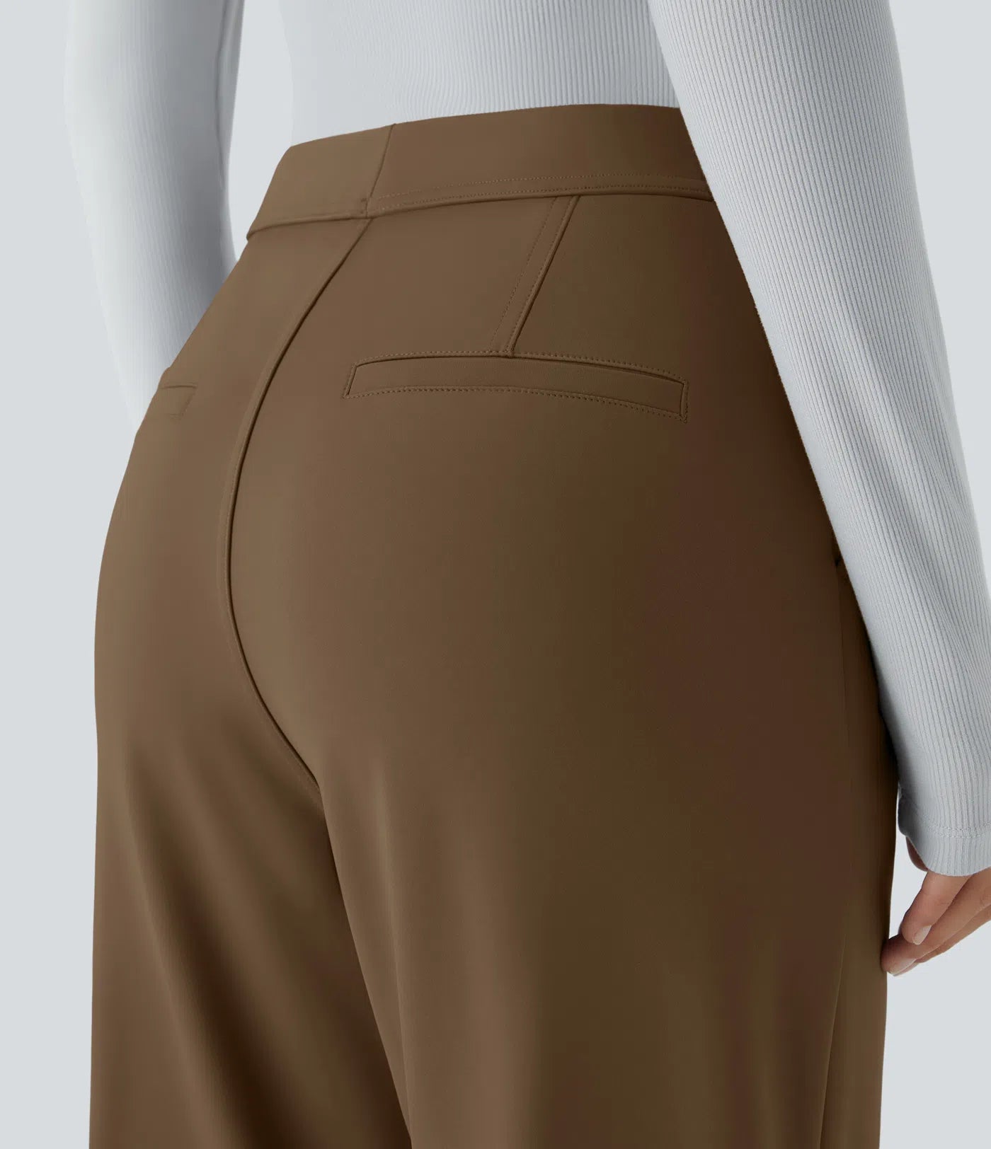 BumFlair - DayStretch High Waisted Pocket Work Flare Pants