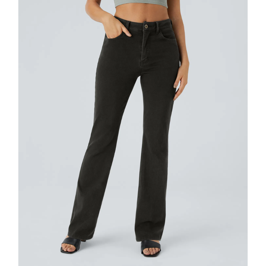 BumFlair - Mid-Rise Flexible Bootcut Jeans for Women