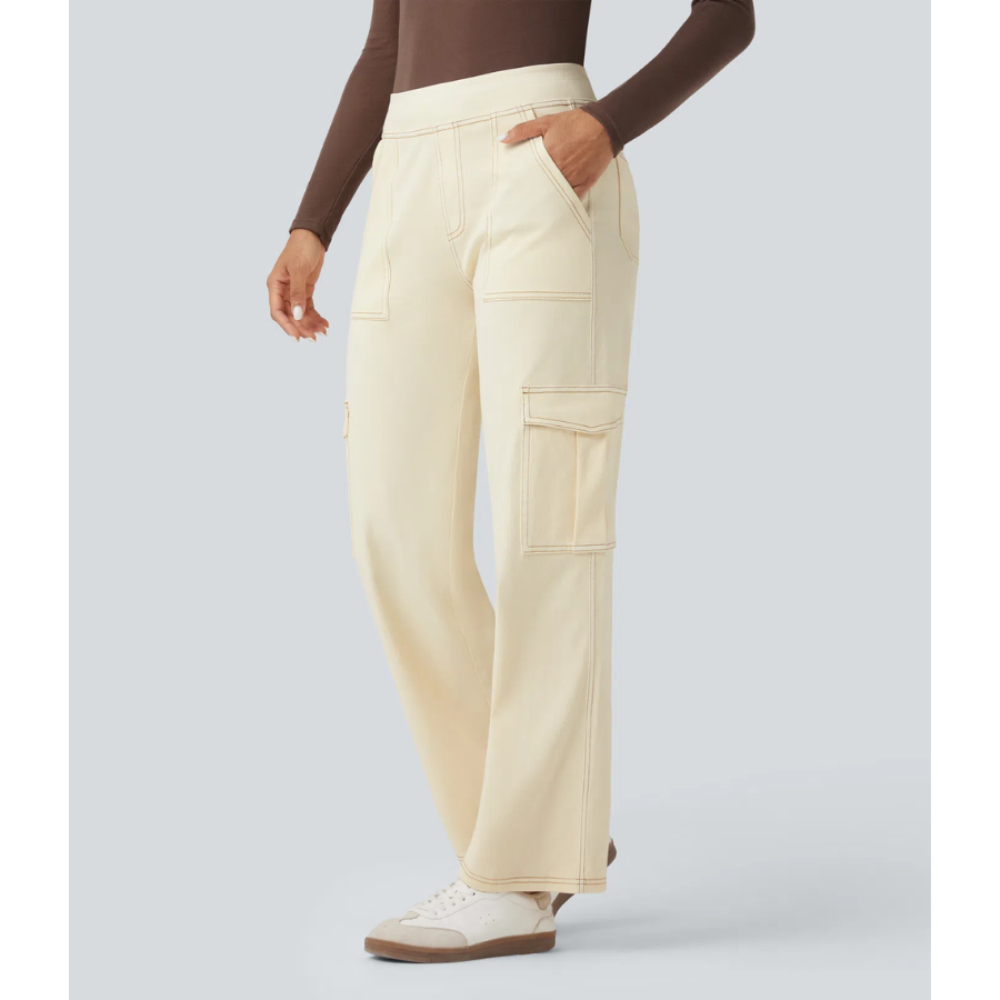 BumFlair - Multiple-Pocket Casual Cargo Pants for Women