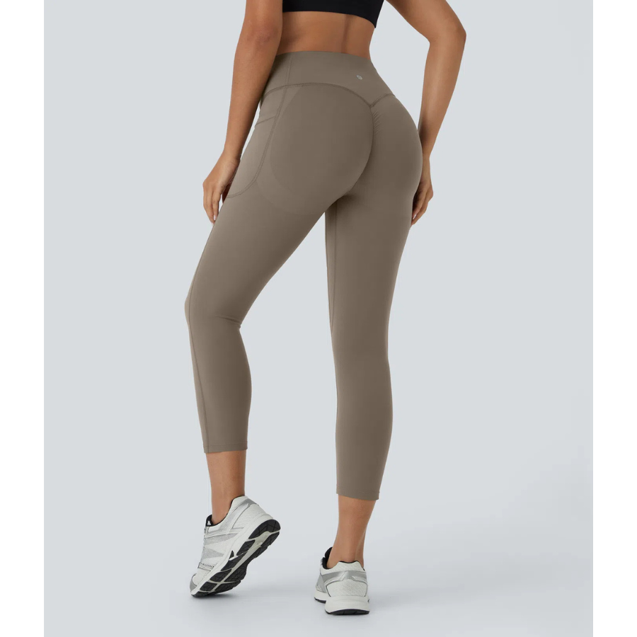 BumFlair - Butt-Lifting Tummy-Control Capri Leggings for Training