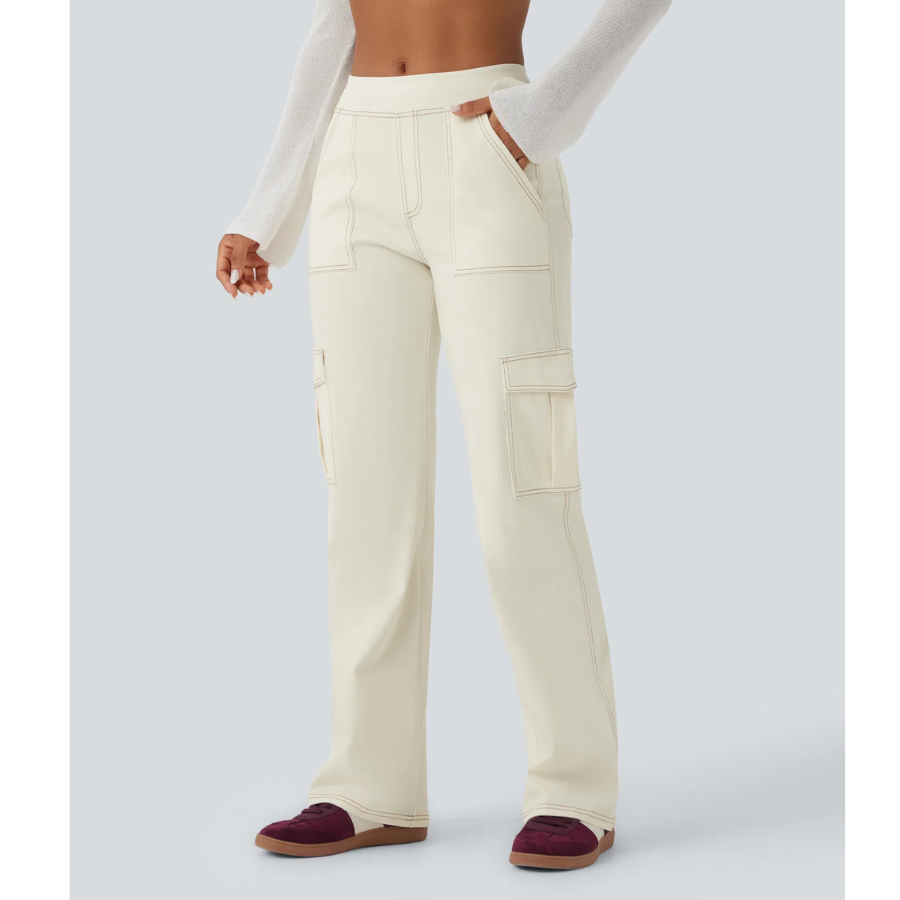 BumFlair - Multiple-Pocket Casual Cargo Pants for Women