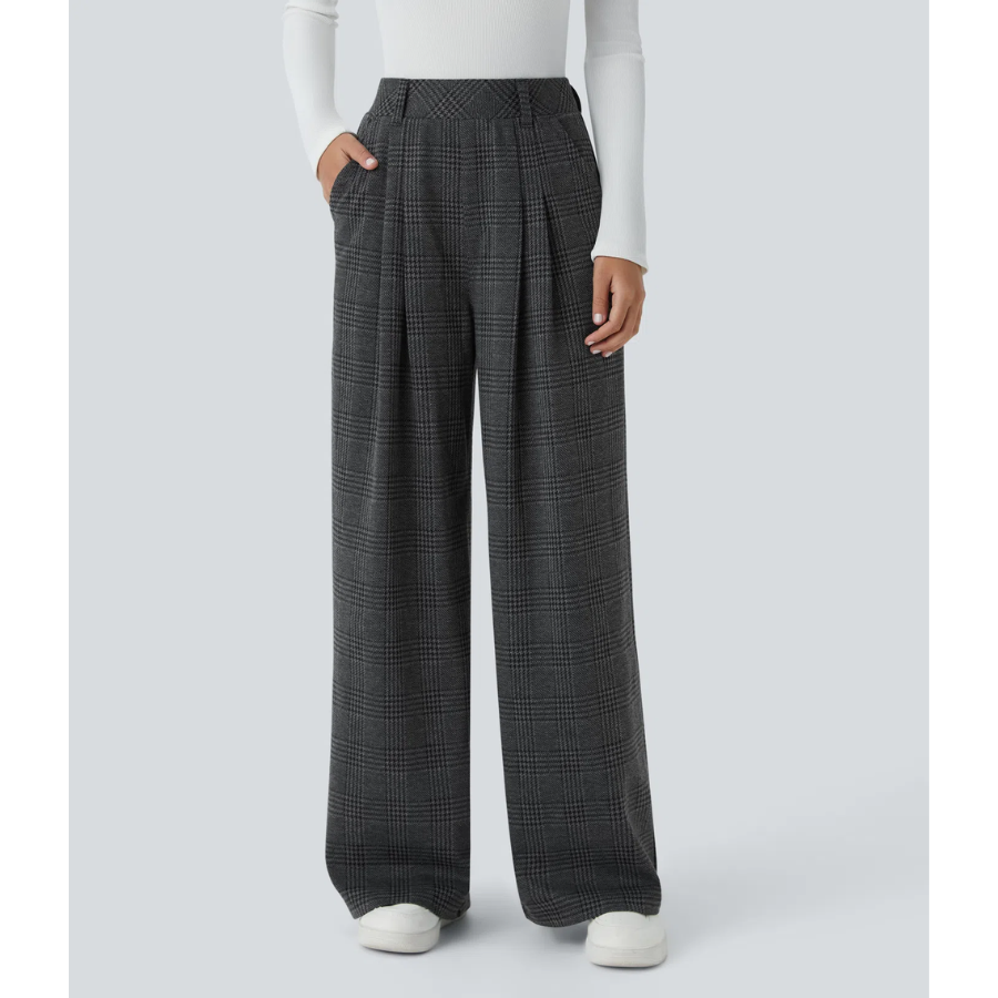 BumFlair - High-Waist Fit & Wide-Leg Casual Pants for Women