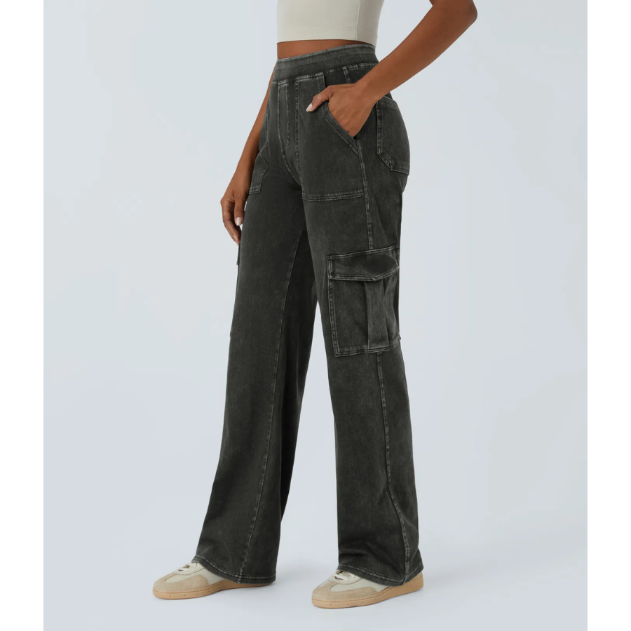 BumFlair - Multiple-Pocket Casual Cargo Pants for Women
