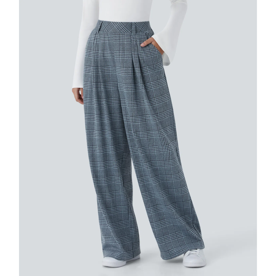 BumFlair - High-Waist Fit & Wide-Leg Casual Pants for Women