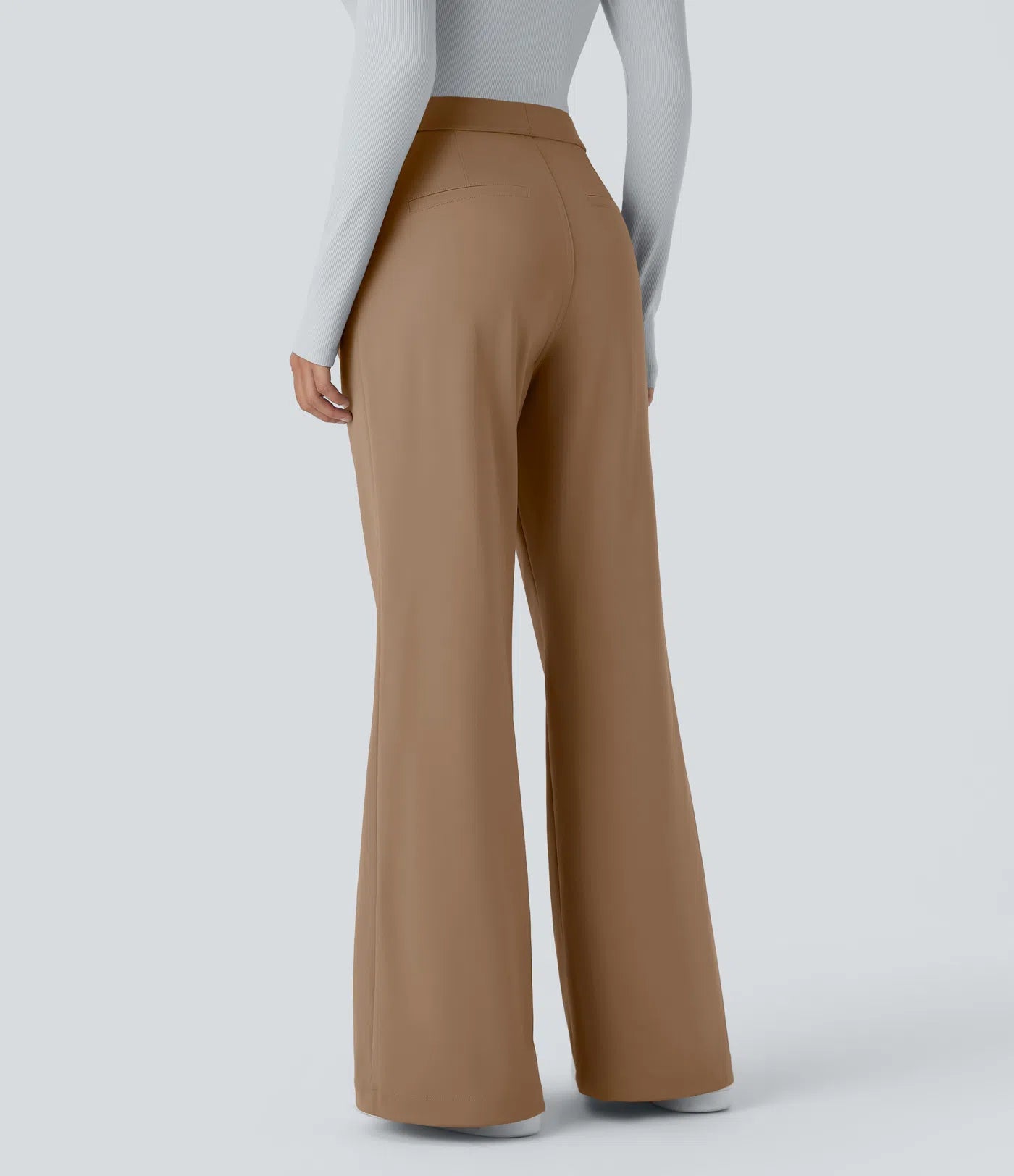 BumFlair - DayStretch High Waisted Pocket Work Flare Pants