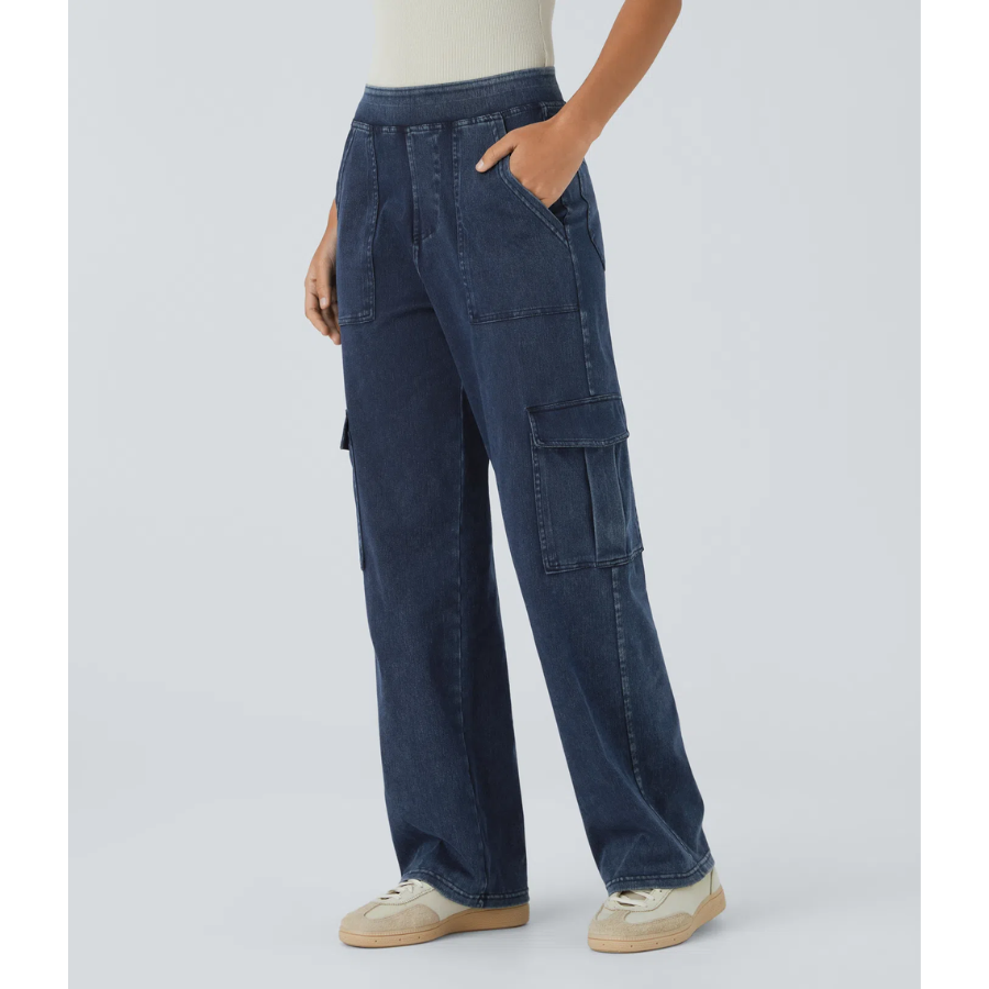 BumFlair - Multiple-Pocket Casual Cargo Pants for Women