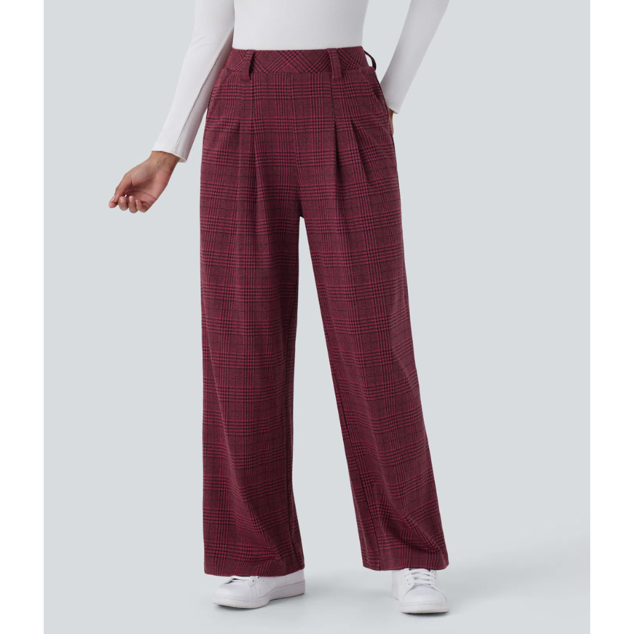 BumFlair - High-Waist Fit & Wide-Leg Casual Pants for Women