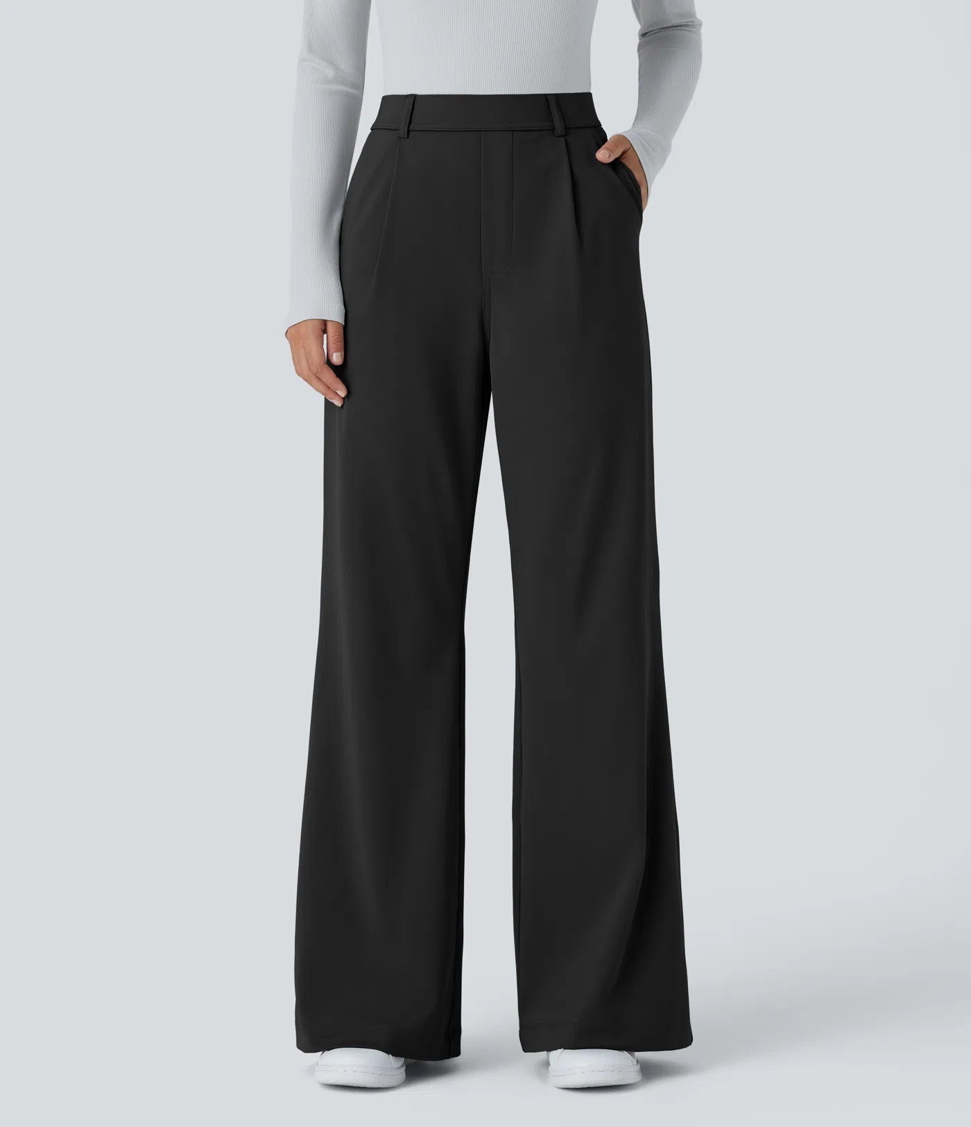 BumFlair - DayStretch High Waisted Pocket Work Flare Pants
