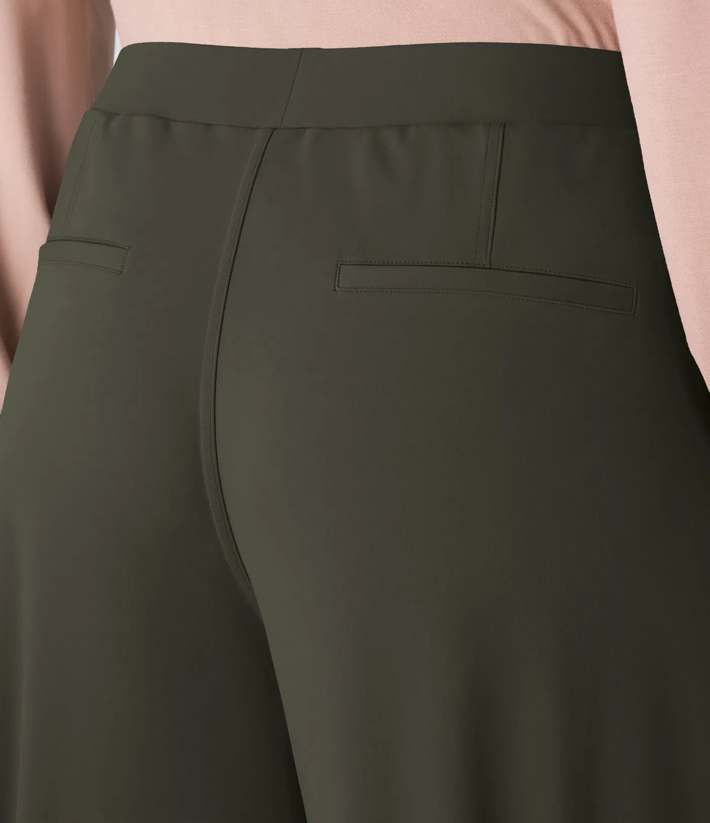 BumFlair - DayStretch High Waisted Pocket Straight Leg Work Plus Size Pants