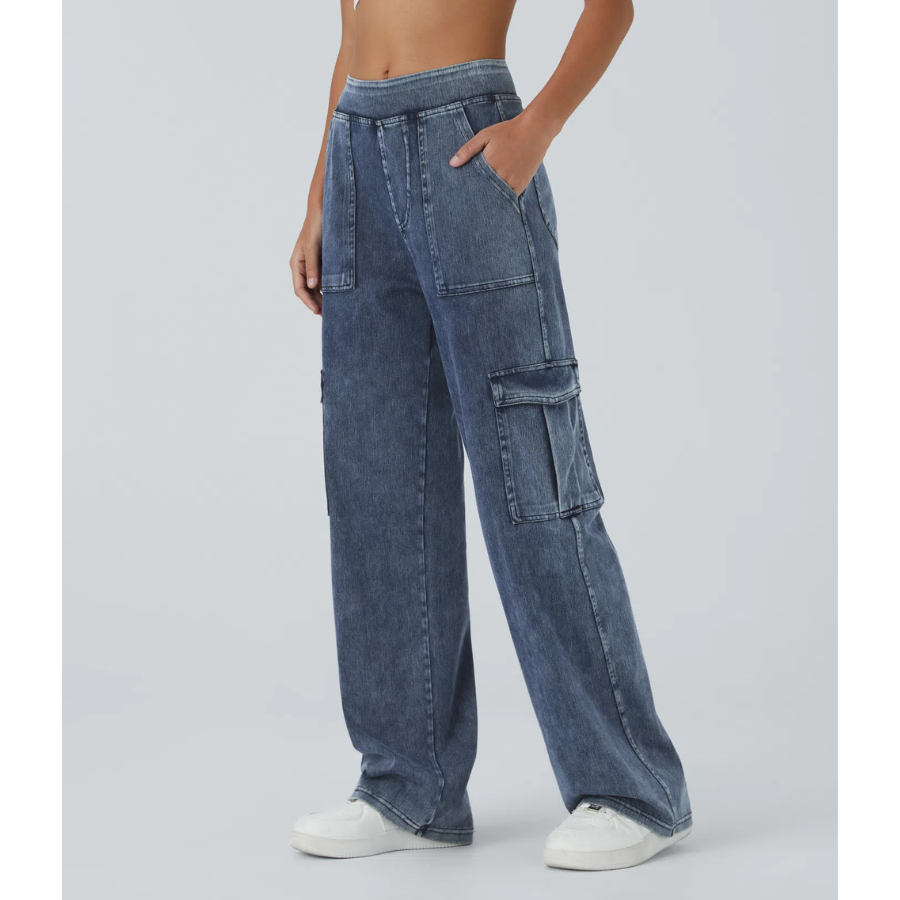 BumFlair - Multiple-Pocket Casual Cargo Pants for Women