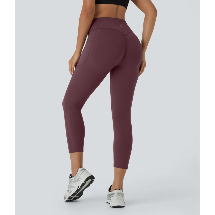 BumFlair - Butt-Lifting Tummy-Control Capri Leggings for Training